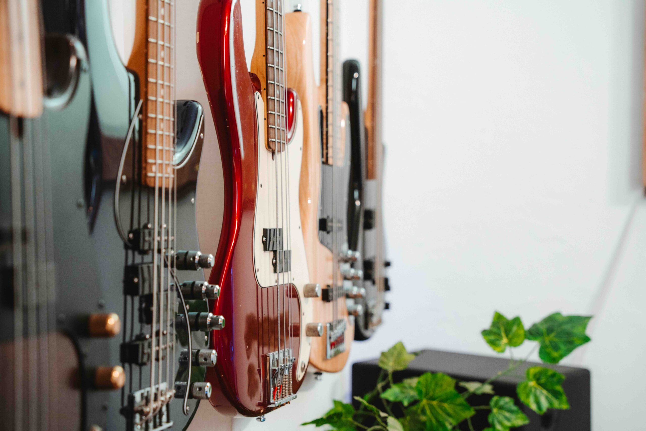 A bass session at Lost Oscillation studio